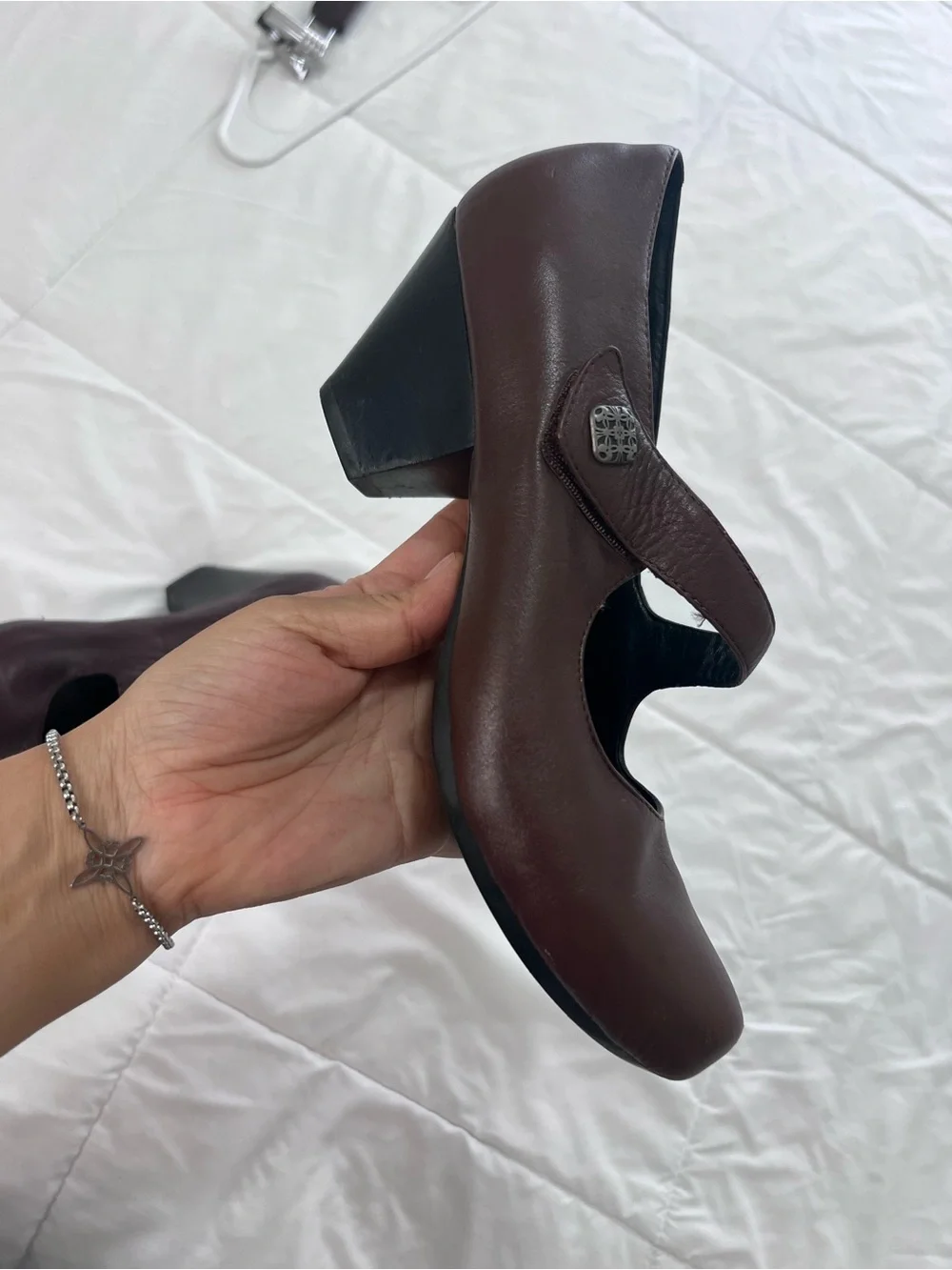 Dansko Mary Jane Comfort Pumps Leather vintage heels shoes size 39